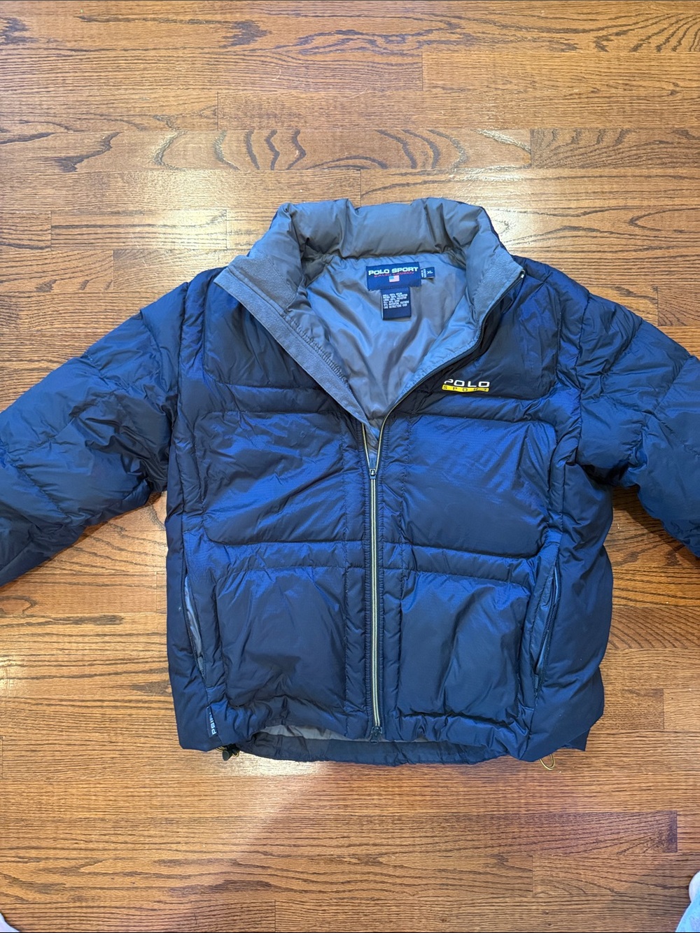 Authentic Polo by Ralph Lauren Navy Blue Puffer Jacket for men